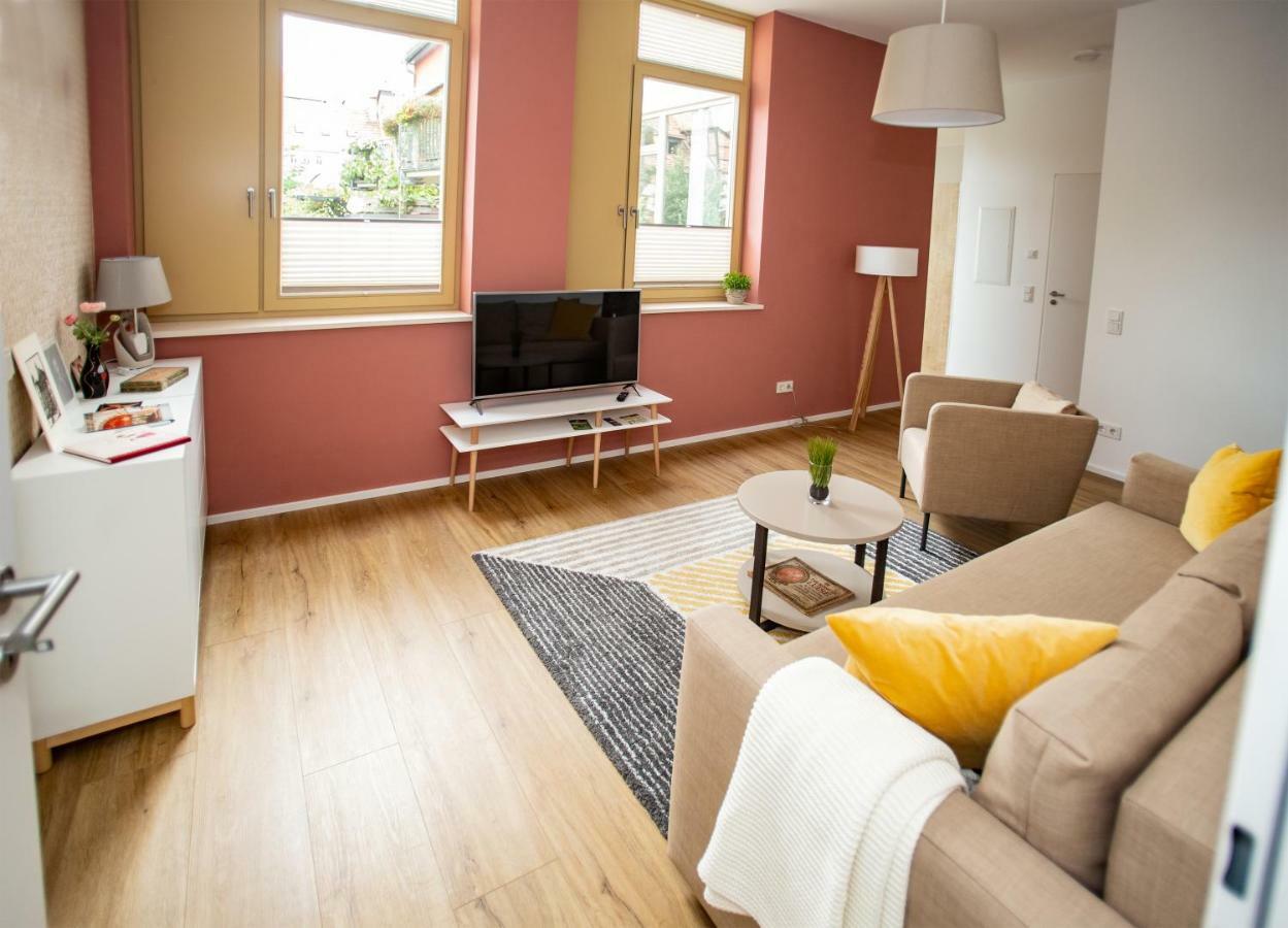 Eckhof Domizil - Grosszuegige Ferienwohnung Mit Kleinem Garten In Der Altstadt Von Gotha Zewnętrze zdjęcie